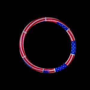 Patriotic Stretchy Bracelet. Red White & Blue